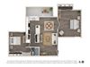 Tahoe 2 bed 1 bath floor plan